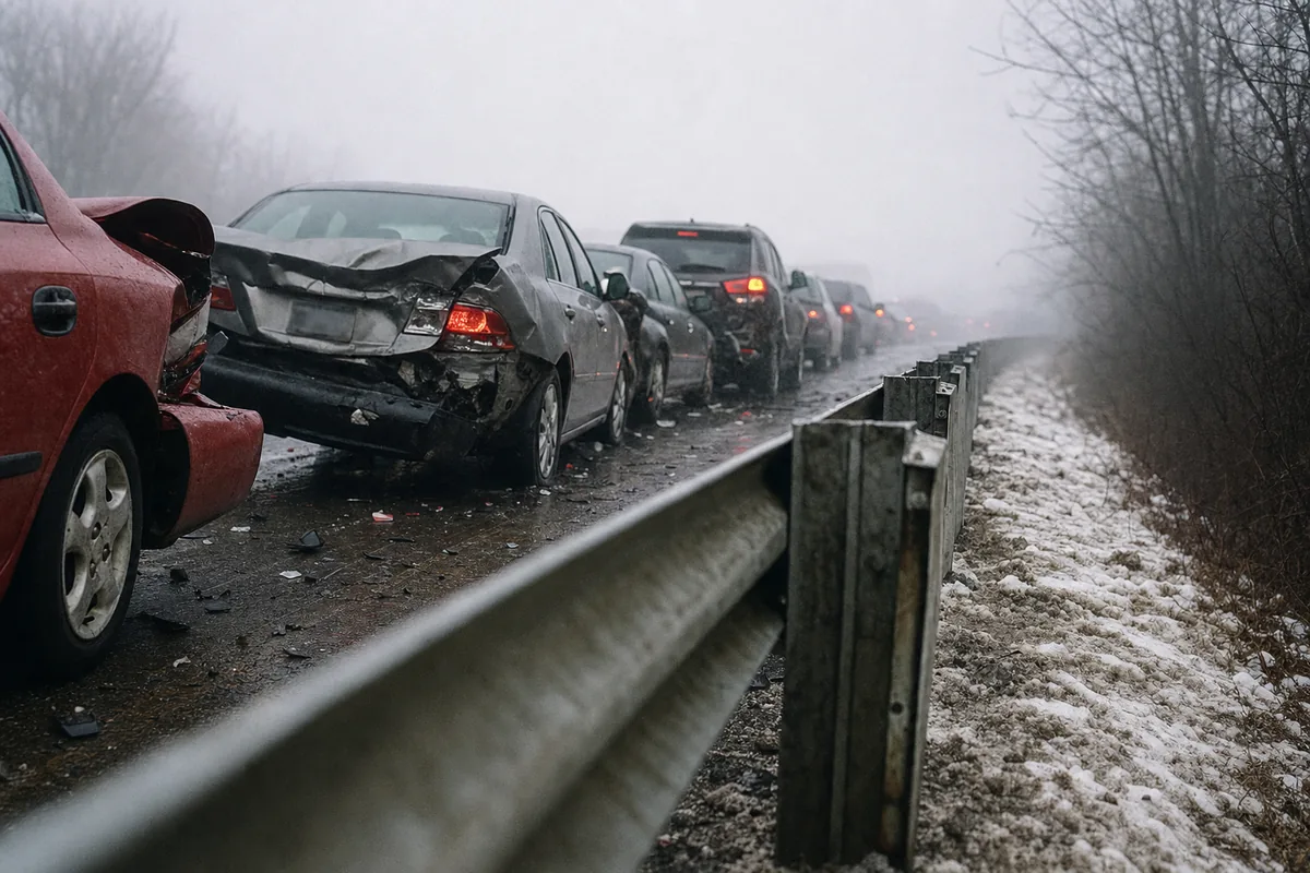 Multi-Vehicle Pileups on Michigan Highways — Determining Liability in Chain-Reaction Accidents