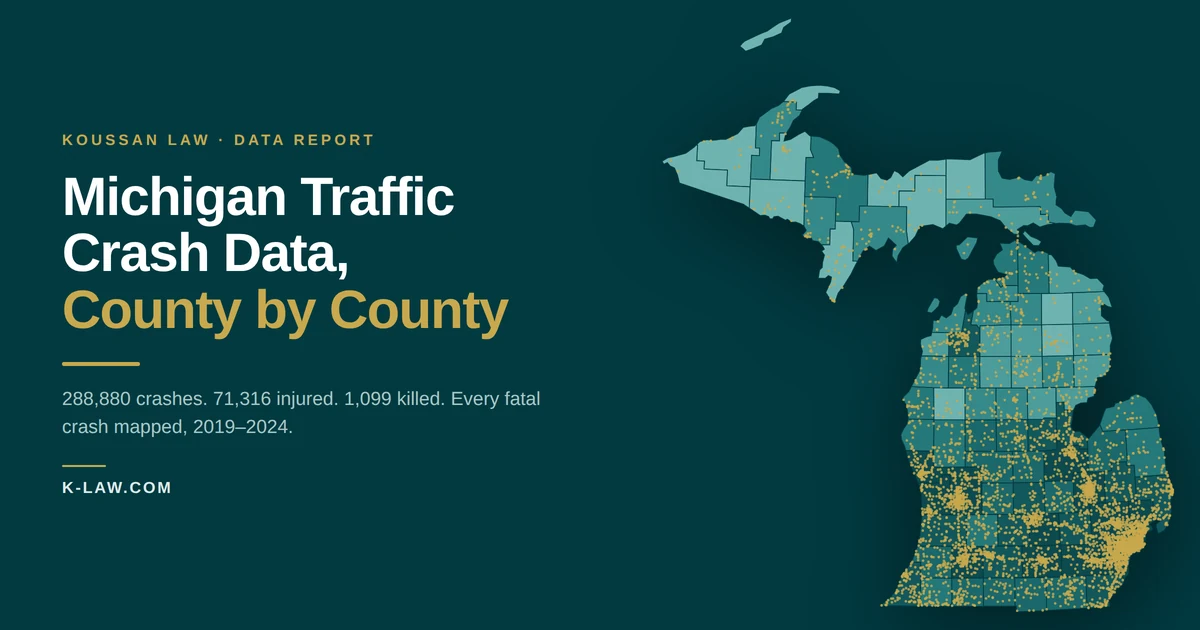 Michigan Traffic Crash Data by County: The 2024 Numbers
